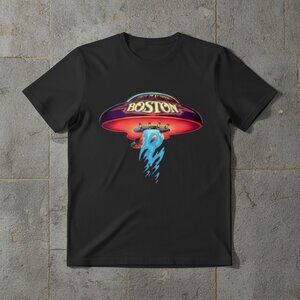 Boston Rock Band Classic UFO Album Graphic Tee 🛸